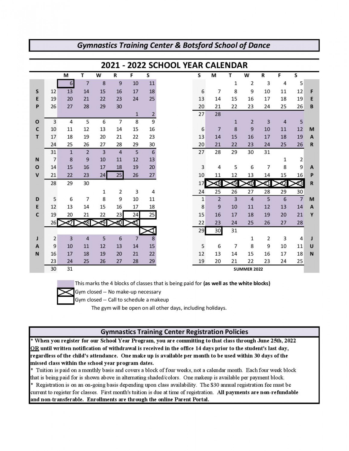 GTC of Rochester 2021-2022 GTC School Year Calendar | Customer Portal GTC of Rochester 2021-2022 GTC School Year Calendar | Customer Portal